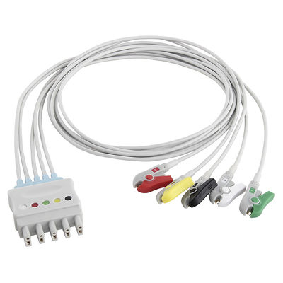 Philips M1625A 989803104521 ECG-Looddraden 6 de Klemmp 20 IntelliVue MX800 van CEI van de Loodkabel