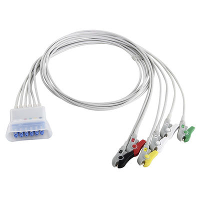 De Telemetrie Leadwire van Philips ECG Leadwires 989803137251 989803133881 989803152051 de Klem van 5 Loodcei
