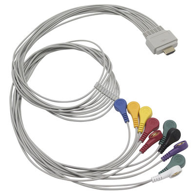 Van de HEUVELSholter ECG van DALLEN de Kabel en Leadwires