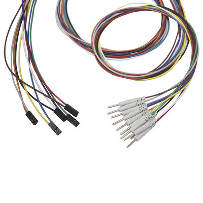 Het EEGelektroden 2 Pin Plug To 2,00 van Dupont het EEGemg van Mm Pin Leadwires Plated Gold de Elektrode van de Looddraad