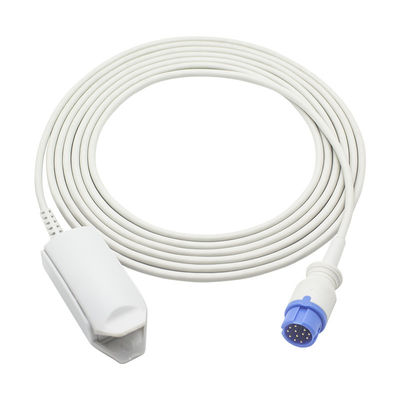 Anke asc-553 de Opnieuw te gebruiken SpO2-Sonde van Technologie 12 Pin Adult Finger Clip SpO2 van SensorOxi-max
