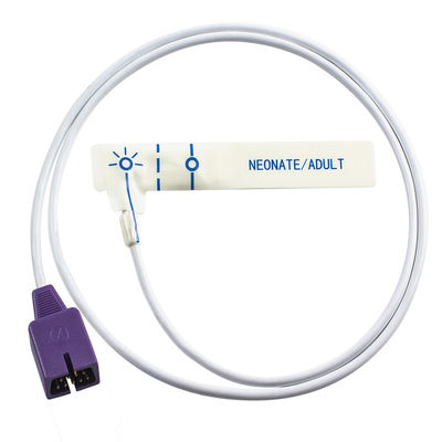 Van het de Zuigelings Witte Schuim Beschikbare SPO2 van N-ellcorOxi-max DB9 9pin MAXI n-20 n-600x van de Impulsoximeter de Vingersonde