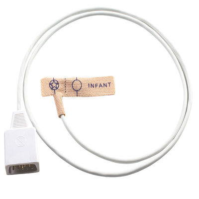 Datex Beschikbare SpO2 Sensor 85cm Stof van de de Huidrek van de Kabellengte de Volwassen Pasgeborene