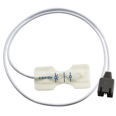 Wit schuim kindermiddel SpO2 sensor DB9 9Pin voor Rad-7 Rad-8 85CM