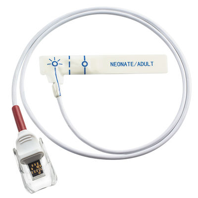 voor van m-asi-Mo Nieuw 4476 4001 4075 RD VASTGESTELD Rood Beschikbaar spo2 de sensor Pediatrisch wit Schuim van de Regenboogtechnologie