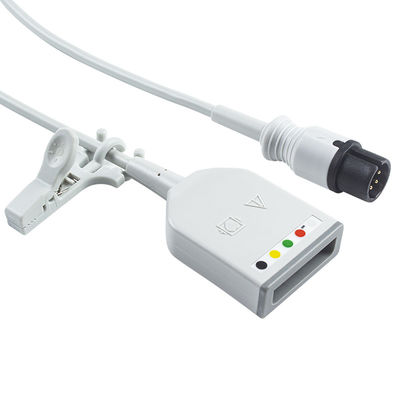 De Kabel van de Mindray 0012-00-1255-01 TPU ECG Trunck Kabel AAMI 6Pin ECG