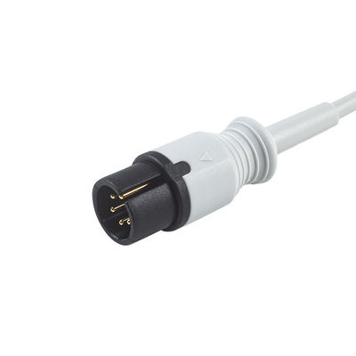 De Kabel van de Mindray 0012-00-1255-01 TPU ECG Trunck Kabel AAMI 6Pin ECG