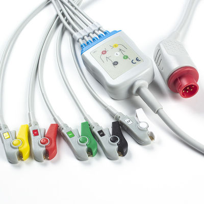 Bionetbm3/5 ECG Kabels en Leadwires 5 Klem 8 van Loodcei de Kabel van Pin Connector ECG