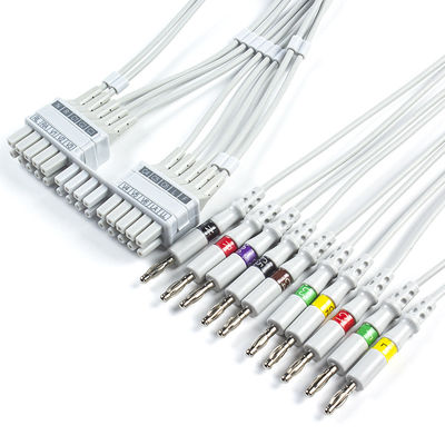 Mortara ECG Leadwires 9293-041-50, 9293-046-60 CEI 4,0 Banaanelectrocardiogram Leadwires