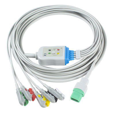Kabel en Leadwires 5 van Mindraydatascope ECG de Klemtpu ECG Kabel van Loodcei