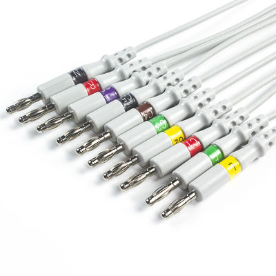 Welsh Allyn-re-PC-aha-VERBOD SE-pro-600 electrocardiogramkabel en Leadwires 14 Banaan 4,0 van Speldcei