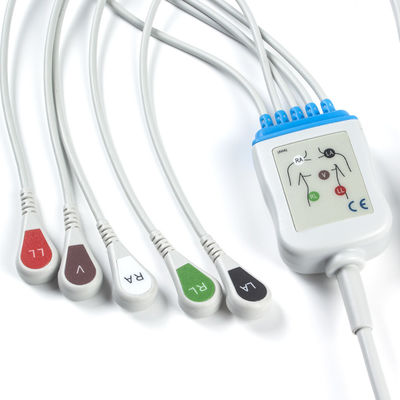 De Kabels van Philips ECG en het Loodm1975a ECG Kabel van Leadwires 12pin 5