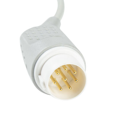 ECG Trunk Kabel 8-polig 3-aderig ECG Kabel naar Din Leadwires