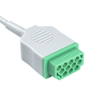 GE Marquette 2021141-002 2001292-001 ECG-Kabels en Leadwires 3 onverwachte 11pin de Schakelaarecg Kabel van Loodcei