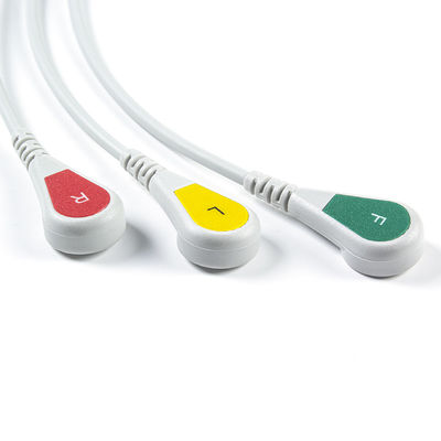 GE Marquette 2021141-002 2001292-001 ECG-Kabels en Leadwires 3 onverwachte 11pin de Schakelaarecg Kabel van Loodcei