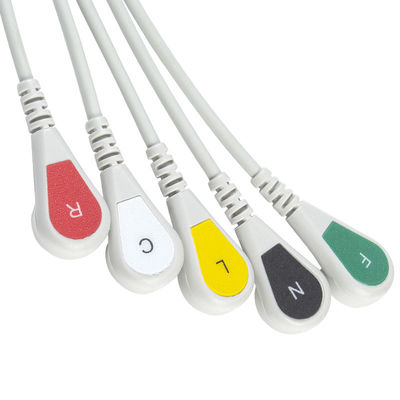 Mindray Datascope 040-000963-00 Kabels van EA6252B ECG en de Schakelaarecg Kabel 5 van Leadwires 12pin Loodcei breekt