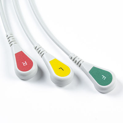 De Kabels van Nihonkohden ECG en de Schakelaarecg Kabel 3 van Leadwires band-72353P 11pin oec-6102A Loodcei breken