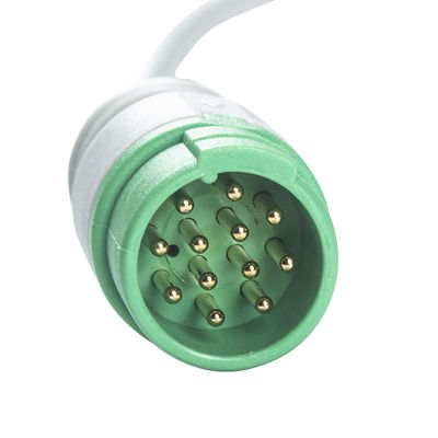 Biolightblt ECG Kabel en Leadwires 5 de Klem12pin C2557P0 ECG Kabel van Loodcei