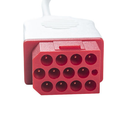 Kabels van het Bionet de Nieuwe BM3 BM5 BM7 5 Lood ECG en speld van de Kabelcei 12 van Leadwires de Onverwachte ECG