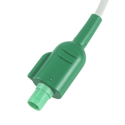 Datascope/Maquet/Getinge 12 pin ECG-trunkkabel naar ECG 5 leadkabel IEC AHA single pin ECG-leadwires