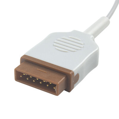 Van de Kabelge van de temperatuursonde de Gezondheidszorg Marquette Temperature Adapter Cable B650 stormt 4000 ZONNE