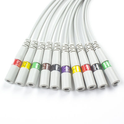 Banana Naal To Clip ECG Adapter Pigtail Adapters 3.00MM IEC ECG Elektrode Connector