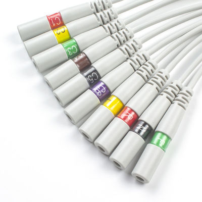 Banana Naal To Clip ECG Adapter Pigtail Adapters 3.00MM IEC ECG Elektrode Connector