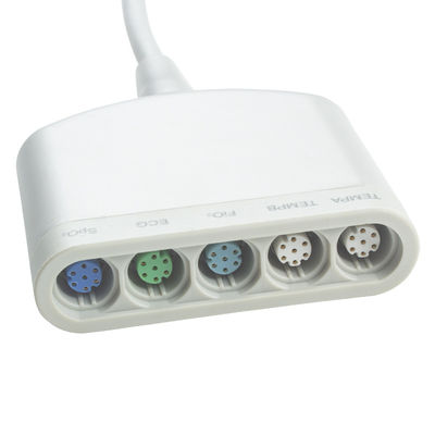 De Kabel Draeger 5590539 van S-iemens SC7000 ECG Pasgeborenemed ECG Trunck Kabel