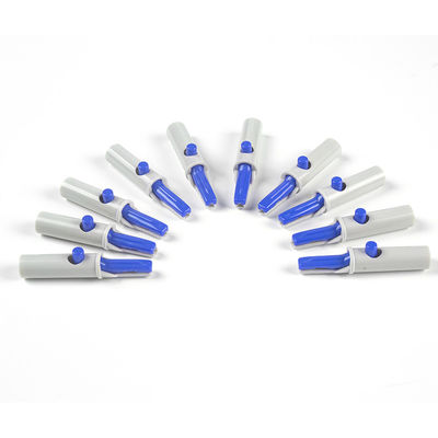 De Adapters van de de Delennaald van AD125 ECG 3.0mm Nylon electrocardiogramkrokodilleklemmen