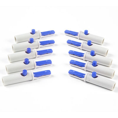 De Adapters van de de Delennaald van AD125 ECG 3.0mm Nylon electrocardiogramkrokodilleklemmen