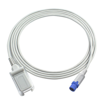 De Sensorsonde 7 de Uitbreidingskabel 2.4M TPU van DragerS-iemens SpO2 van Pin To DB9 SpO2