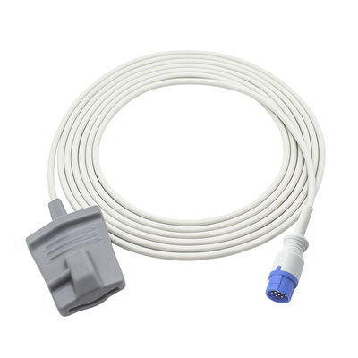 Schiller Truscope SpO2 Sensor Classic Mini II III Digital 12Pin Volwassen Soft tip SpO2 Probe Cable