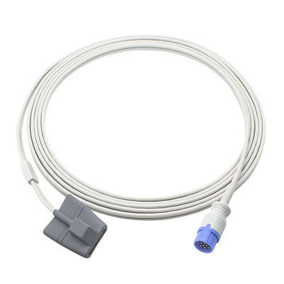 Schiller Truscope SpO2 Sensor Classic Mini II III Digital 12Pin Volwassen Soft tip SpO2 Probe Cable