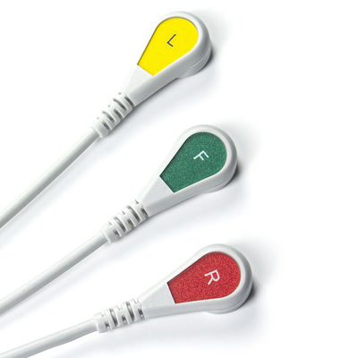 Voor Schiller-compatibele ECG-kabels en looddraad Direct Connect 3 Lead Iec Snap