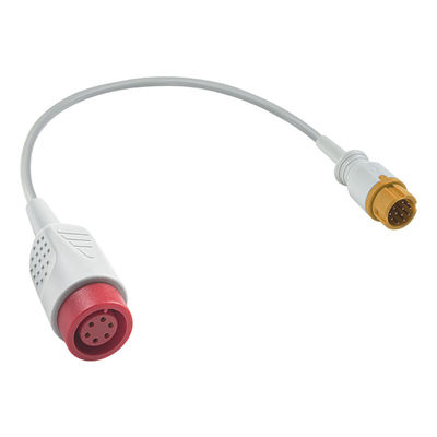 Mindray 12 pin tot generaal 6 pin IBP-adapterkabel IBP-uitbreidingsconverterkabel