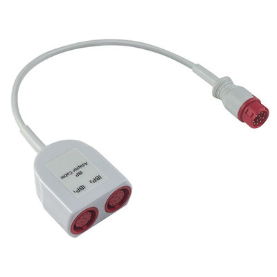 Mindray 12 pin aan dubbele IBP adapter kabel Mindray 12 pin verlengkabel