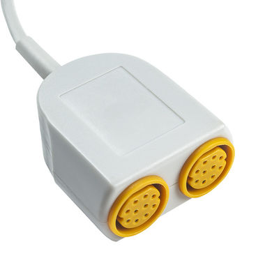 S-iemens/Draeger IBP Adapter Kabel 7pin tot 7pin 30CM Dual IBP Adapter