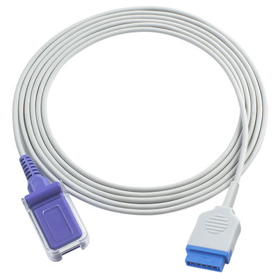 Clinics / Hospitals SpO2 Adapter Cable - 2021406-001 Compatibel voor GE Healthcare