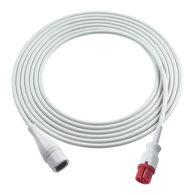 AAMI IBP Adapter Extension Cable 6pin naar Edward Connector Welch Allyn Propaq 102 104 106 205 Encore 106EL