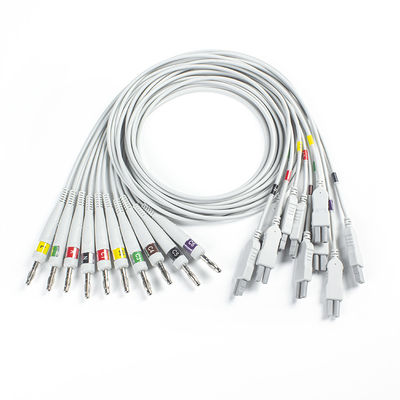 Norav Quark C12x Diagnostische EKG 12 Lood Stress Test Cosmeerd EKG met TPU Patiënt Kabel