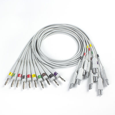 Norav Quark C12x Diagnostische EKG 12 Lood Stress Test Cosmeerd EKG met TPU Patiënt Kabel