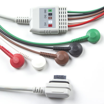 ECG-kabel 5Lead Holter GE Seer ECG 2008594-001 Kabel compatibel met GE SEER LIGHTR
