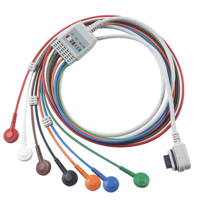 2008594-002 7-Lead EKG Telemetrie Patiënt Kabel Ziener Licht Compatibel GE Healthcare