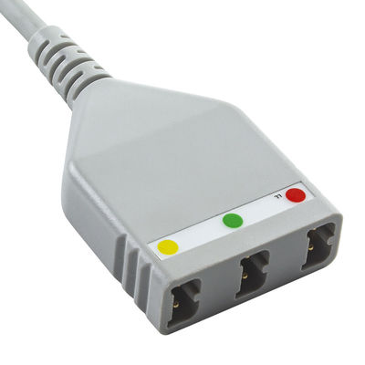 AAMI 6Pin ECG-trunkkabel Edan LL-stijl 3leadkabel 1.30M