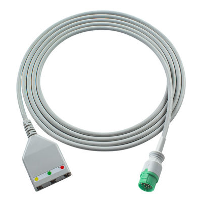 Kontron EKG-trunkkabel LL-stijl 3lead kabel 1.30M