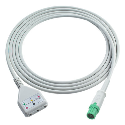 Drager ECG stamkabel Dinstyle 3lead Leadwires Kabel 1.30M