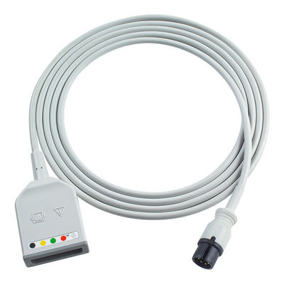 Mindray Datascope AAMI 6Pin Connector 5Lead ECG Trunk Adapter Kabel 0010-30-12377 EV 6102 ECG Uitbreidingskabel Euro Style