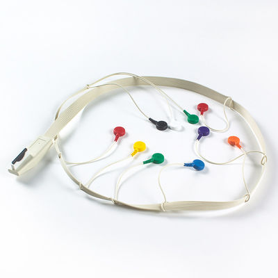 Compatibel voor Mortara X12 + Holter EKG kabel Mortara ECG Holter Mortara kabel 10 Lead Snap