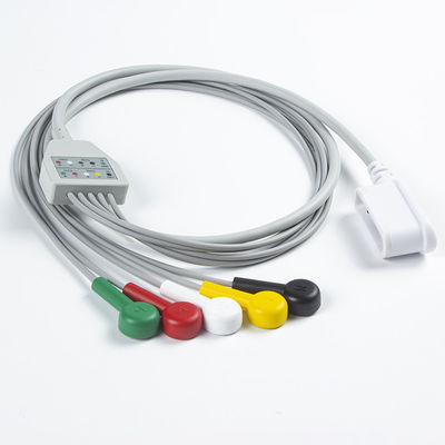 Compatibel GE SEER 1000 Leadwire set 2104816-001 GE Seer 5 Lead IEC Snap 2067634-019 (bestelling 1pcs krijgen 1pcs zak gratis)