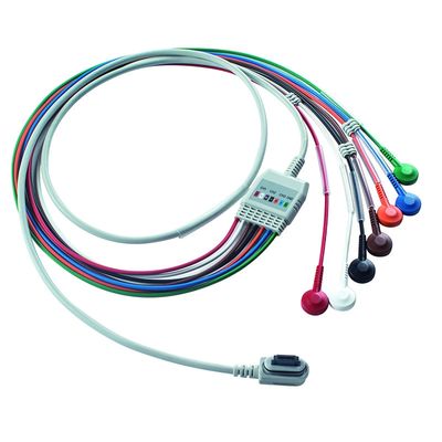 Compatibel GE Healthcare 2008594-002 7-Lead EKG Telemetrie Patiënt Kabel Ziener Licht Bestelling 5pcs krijgen 1pcs Pouch gratis